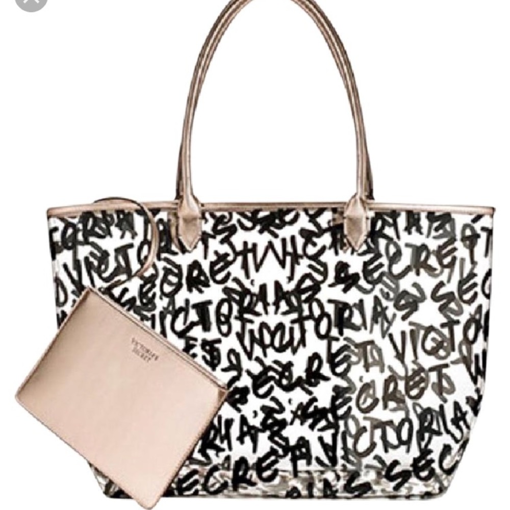 Victoria secret graffiti tote